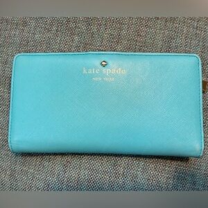 Kate Spade Cedar Street Stacey Turquoise Wallet